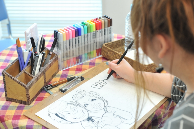 似顔絵師を目指したきっかけ